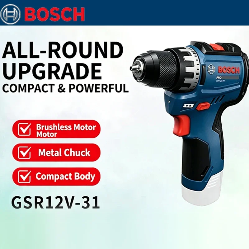Woodworking Workshop - 보쉬 GSR 12V-31 브러시리스 전기 드릴