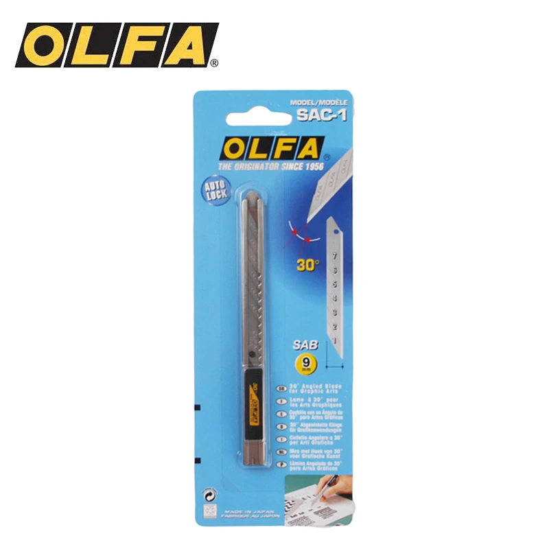 Woodworking Wallpaper - OLFA SAC-1(141B) 9mm, 30도 각도의 칼날,