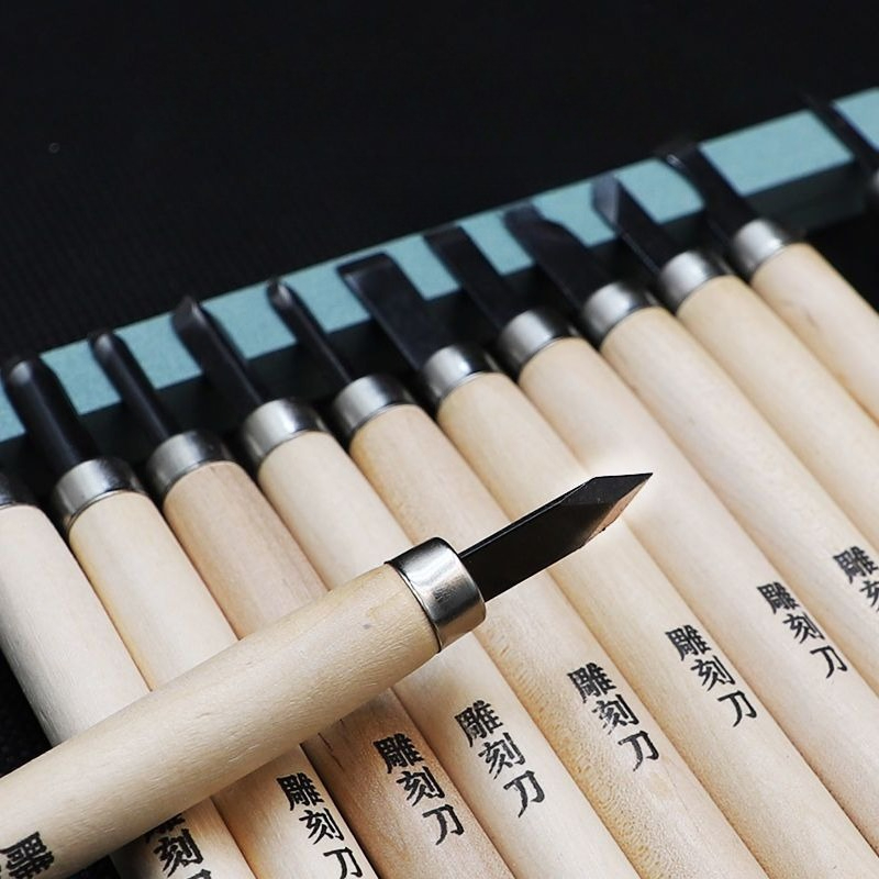 Wood Chisel Set - 조각칼 세트 목판 고무 스탬프 초보자