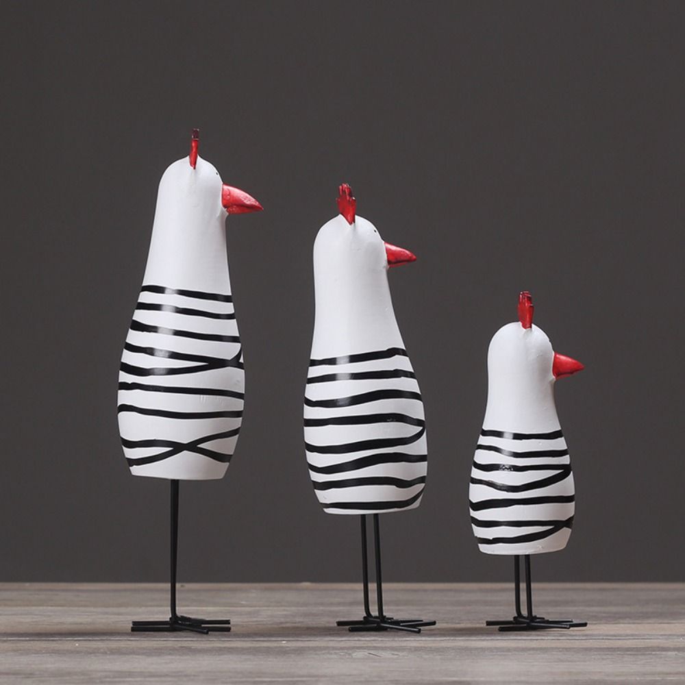 만화 조각 페인트 닭 조각상, 세련된 귀여운 나무 닭  - Wood Chisel Set 리뷰 및 가격