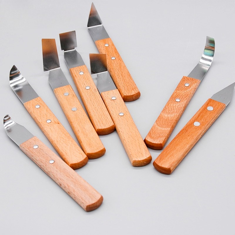 8개 도자기 조각 및 성형 칼 세트 나무 손잡이 스테인 - Wood Chisel Set 리뷰 및 가격