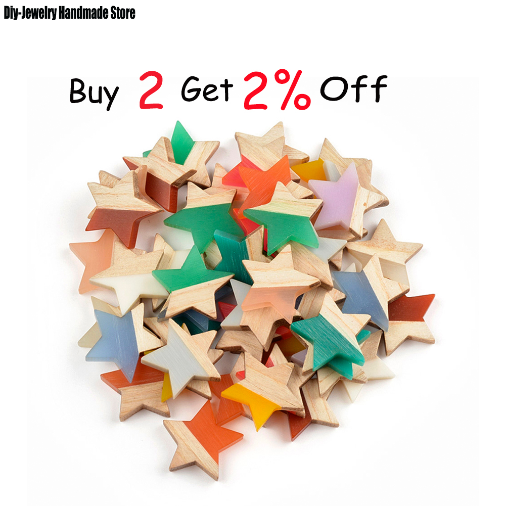 20PCS 스퀘어 라운드 스타 하트 쥬얼리 액세서리 천 - Woodworking Resin 리뷰 및 가격