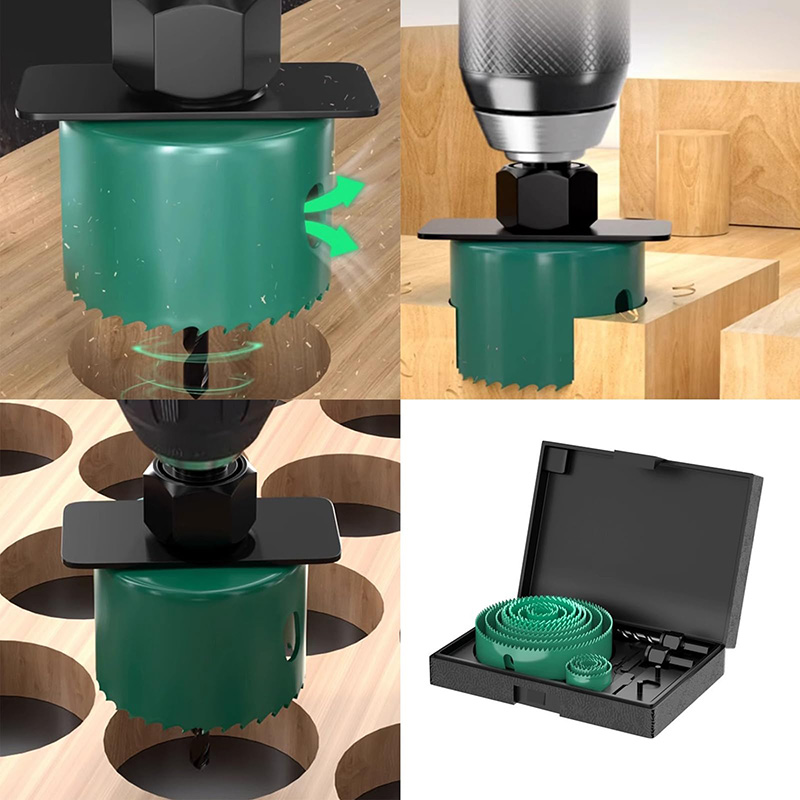 19/8/5PCS 19-127mm 홀쏘 커팅 세트, 목 - Woodworking Workshop 리뷰 및 가격