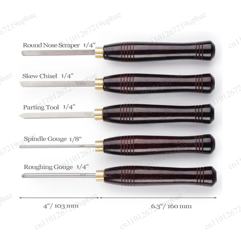 5피스 HSS 선반 치즐 세트 고속강 목재 가공 도구  - Wood Chisel Set 리뷰 및 가격